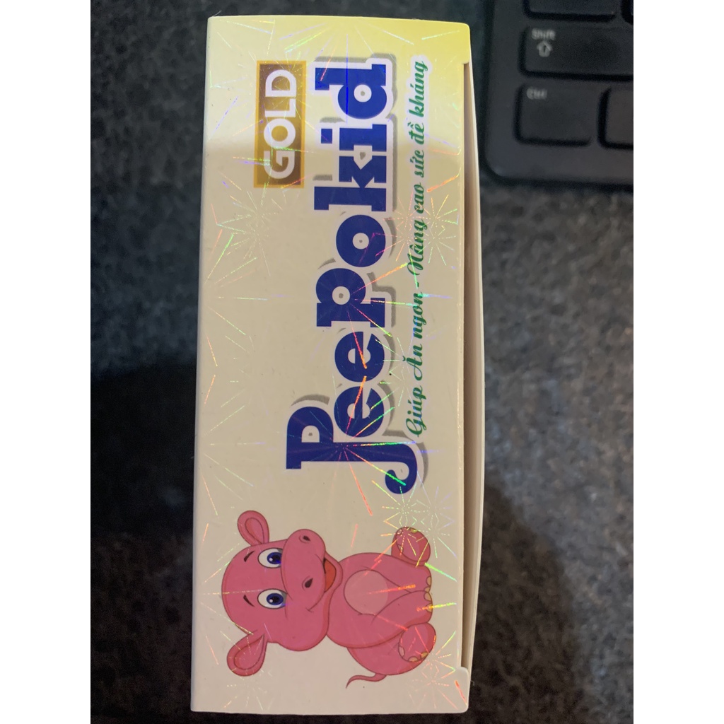PEEPOKID  Gold  - Tăng cường sức đề kháng, giúp bé ăn ngon,ngủ tốt,thông minh ( ống 10ml, Hộp 20 ống