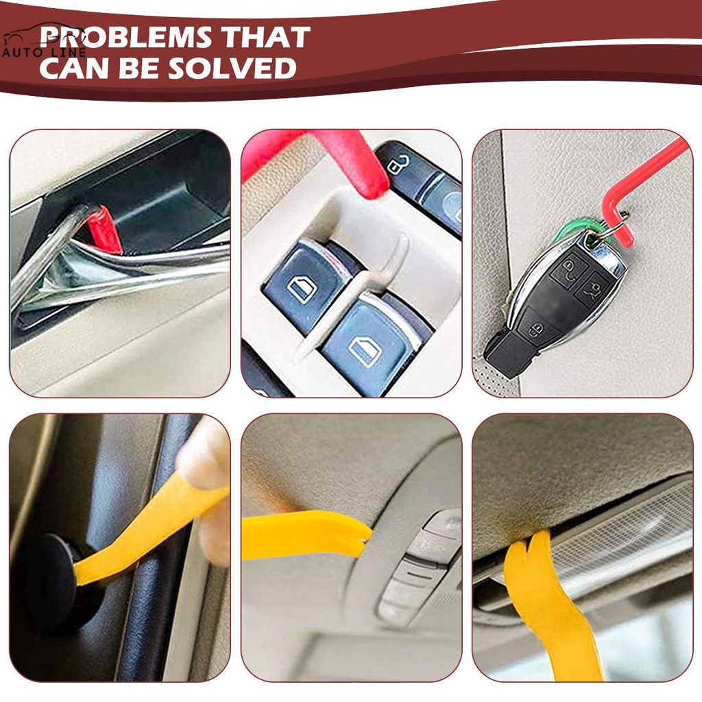 Bộ 12 Dụng Cụ Sửa Chữa Xe Hơi Khẩn Cấp Với Bơm Hơi Không Làm Hư Hại SHOPCYC8830