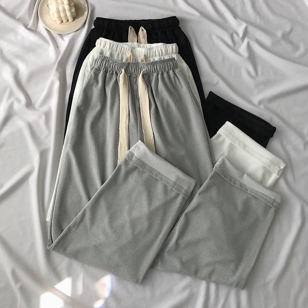 Quần Suông Ống Rộng Nữ Thể Thao Chất  Gân Mềm VEMON Siêu Hot Hit Eo Co Giãn - 2790 ( Jem Closet )