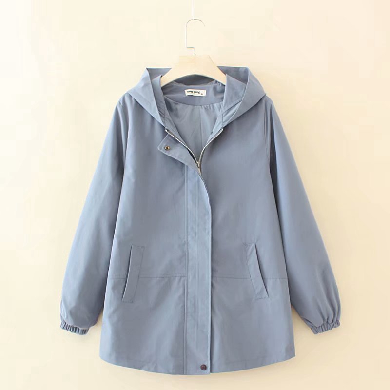 Plus Size XL-4XL Women's Autumn Winter Clothing Solid Zip Up Jackets Casual Outerwear Oversize Tops | BigBuy360 - bigbuy360.vn