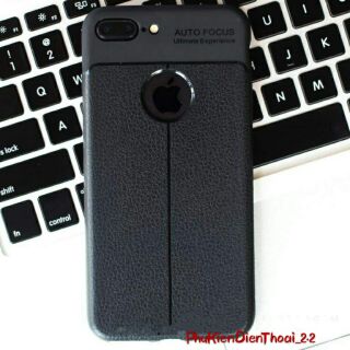 Ốp lưng Giả da cho iPhone 8 Plus AUTO FOCUS- Nhiều màu