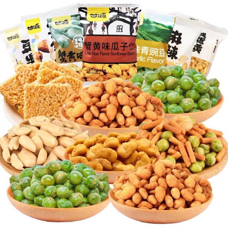 Gói 500gr các loại hạt hướng dương/ đậu tương/ đậu Hà Lan tẩm vị