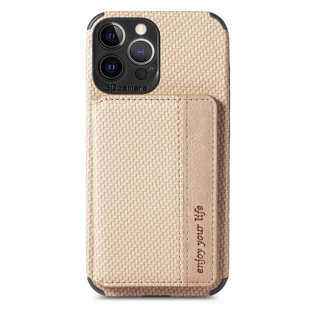 Ốp điện thoại TPU họa tiết vân sọc có ví đựng thẻ cho iPhone 11 Pro Max 12 Mini 12 Pro Max 13 Mini 13 Pro Max