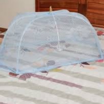 Mùng Chụp Em Bé Voan In Bông Đẹp