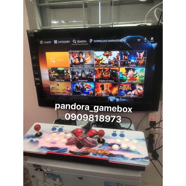 Máy Game Thùng Xưa Chính Hãng PANDORA bảng 3D Đèn LED mới nhất 2021, 4.710 trò chơi