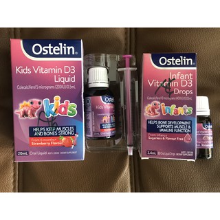 Ostelin Infant Vitamin D3 Drops 2.4 ml (80 giọt)
