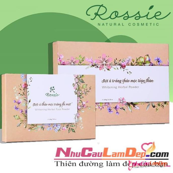 [Combo Mặt + Body] Ủ Trắng Thảo Mộc Rossie