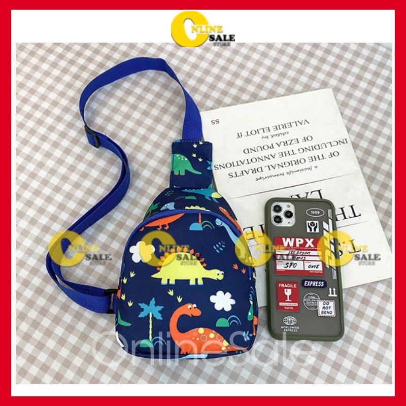 Túi đeo vai tréo thời trang trẻ em balo đi chơi du lịch cho bé trai bé gái từ 2 3 4 5 tuổi