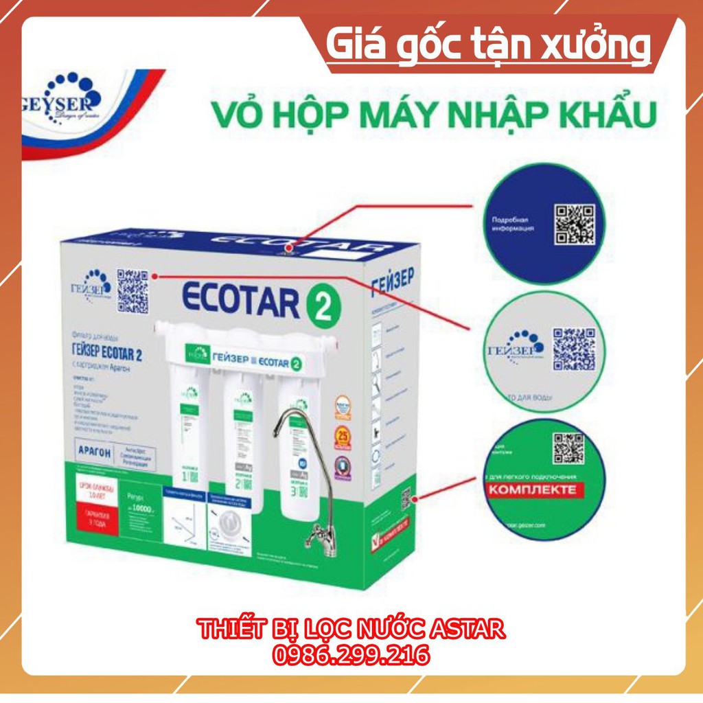 Máy lọc nước Nano Geyser ECOTAR 2 ♥️ ECOTAR