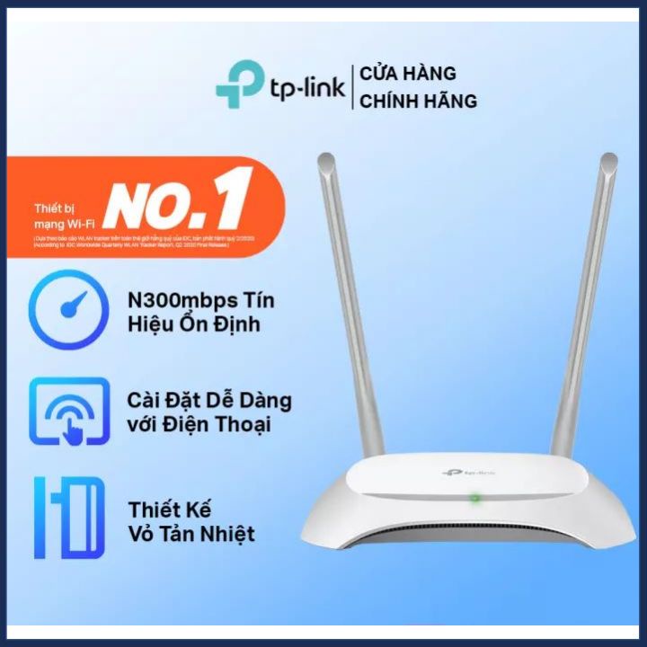 Bộ phát wifi TP-Link TL-WR840N Wifi 300Mbps - Bảo hành chính hãng 24 tháng