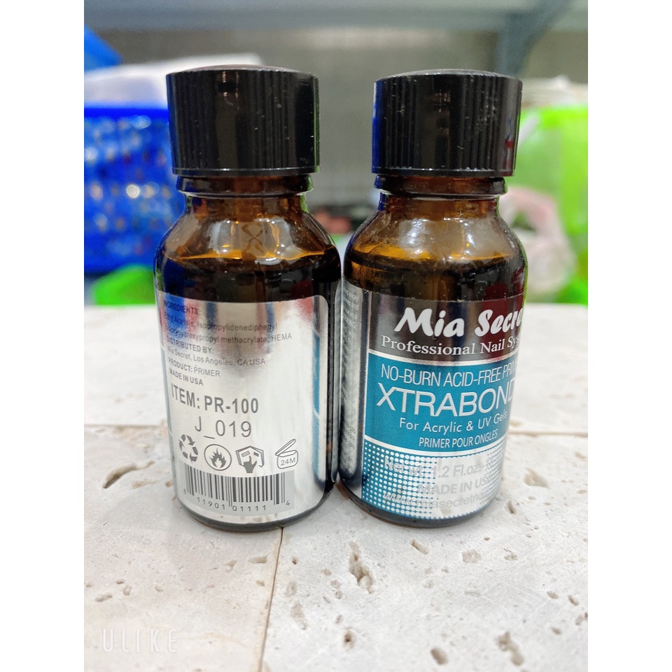 Liên Kết Bột Primer XTRABOND Mia Secret 15ml , Liên Kết Bột Mỹ  Hàng Chính Hãng Loại 1 - Trùm Nail Mi