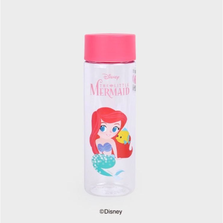 DAISO Bình Nước Cầm Tay Dung Tích 380ml In Hình Công Chúa Ariel / Rapunzel / Bạch Tuyết