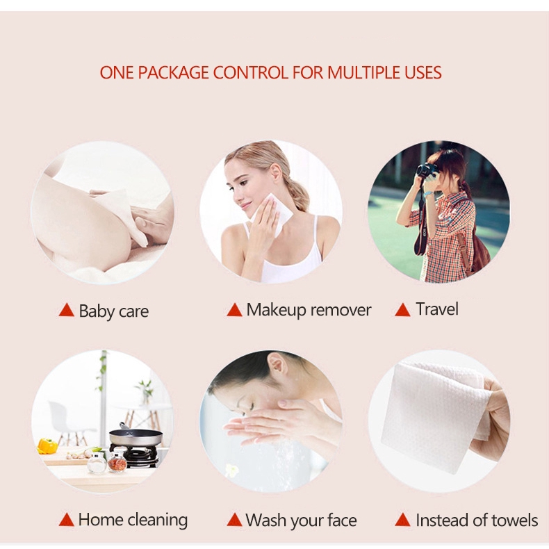 Cuộn khăn giấy lau mặt bằng vải không dệt sử dụng một lần tiện lợi | BigBuy360 - bigbuy360.vn