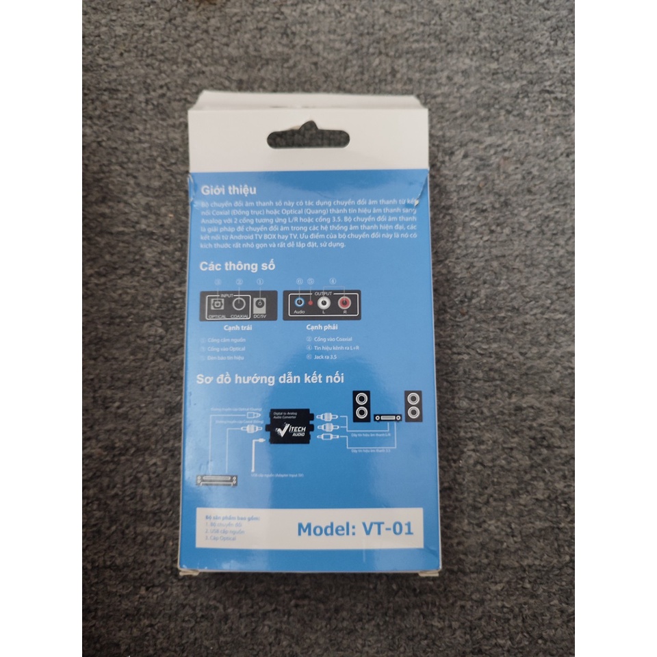 Bộ chuyển đổi âm thanh VITECH VT-01