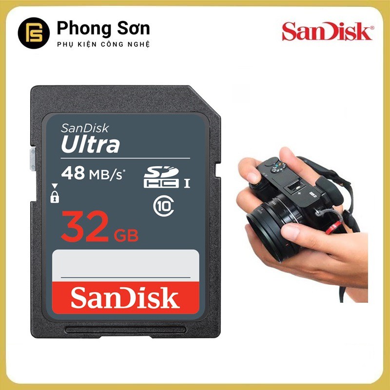 Thẻ nhớ SDHC 32GB Ultra 320x 48mb/s Sandisk