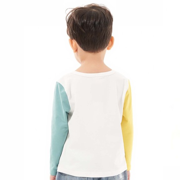 Áo thun bé trai dài tay từ 1 đến 8 tuổi in hình thiết kế Beddep Kid Clothers BA13