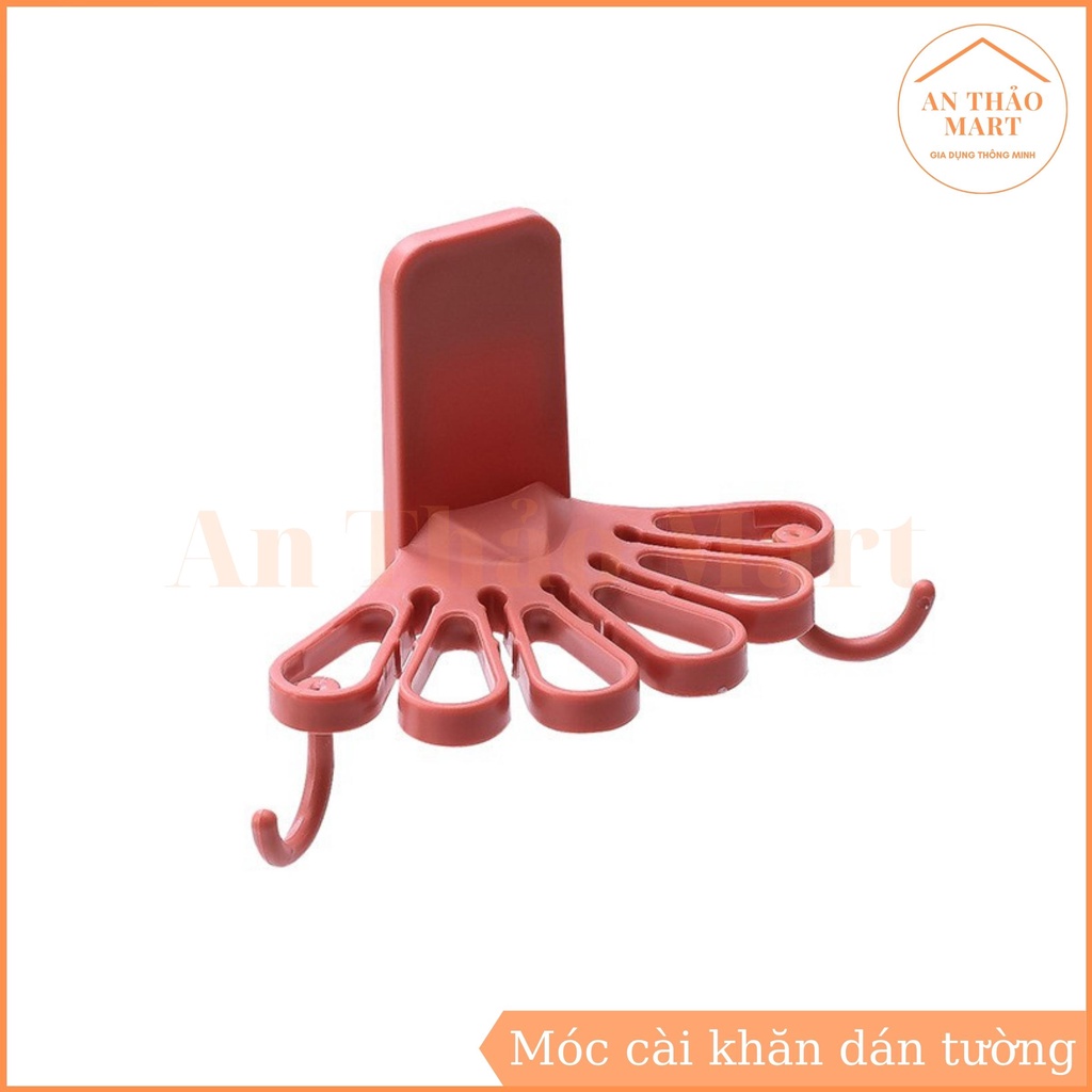 Móc Treo Khăn Đa Năng Dán Tường, Móc Cài Khăn Tắm Khăn Mặt Khăn Lau Bếp Tiện Lợi