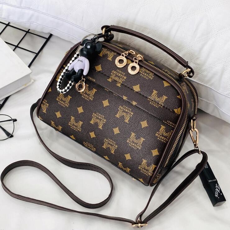 Túi Xách Nữ Linh Store Túi Đeo Chéo Đi Làm Công Sở Nhiều Ngăn Họa Tiết Cao Cấp Sang Trọng  - LS33