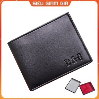Ví Nam Siêu Đẹp | Bóp Da Nam Thời Trang Tặng Kèm Hộp | D&G
