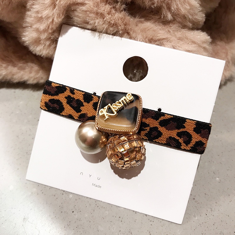 Dây cột tóc, buộc tóc SD311 họa tiết da beo xinh đẹp phong cách Hàn Quốc làm phụ kiện tóc thời trang cho nữ