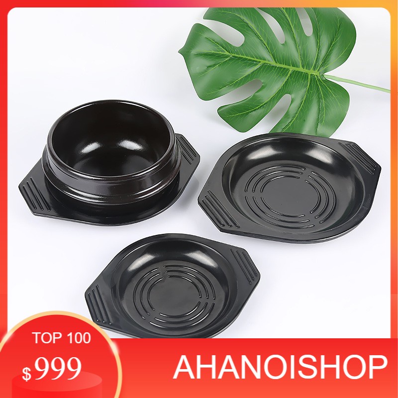 GIÁ SỈ Đĩa đế để kê thố nồi đất các cỡ từ bé đến to màu đen có cả đế nồi nấu mì cay 7 cấp độ đẹp rẻ chịu nhiệt cao
