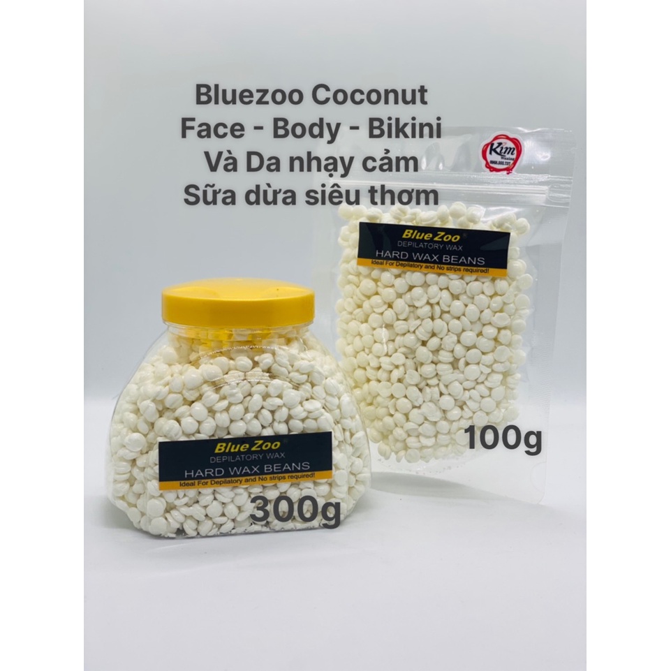 300g Sáp wax lông Hard wax beans Sữa Dừa Coco Premier Cao cấp dành cho da nhạy cảm