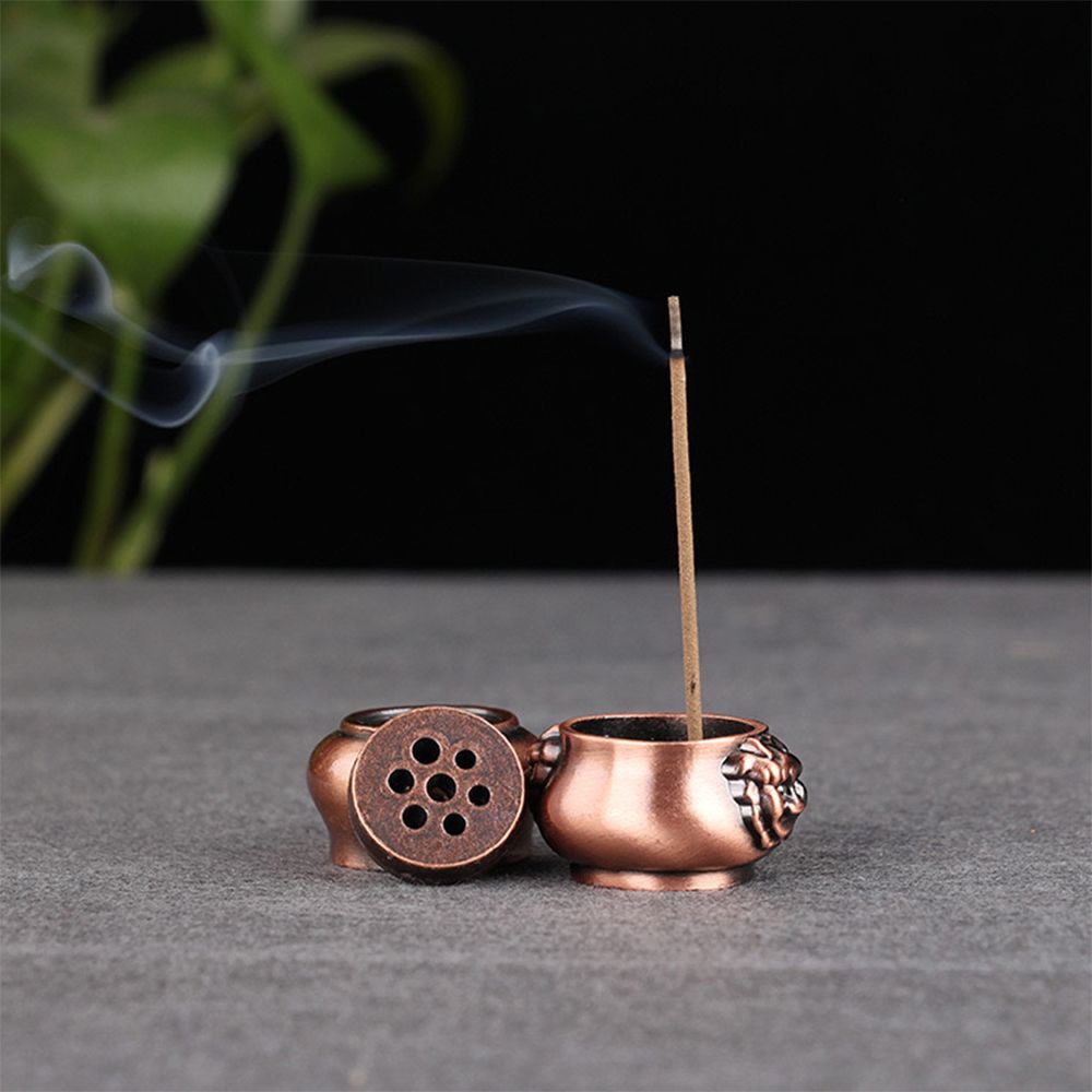 Đế cắm nhang hình lư hương phụ kiện thờ cúng phong thủy
