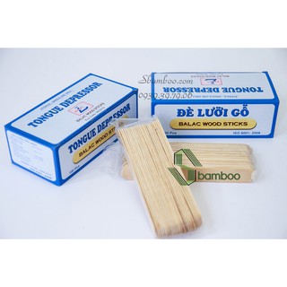 QUE ĐÈ LƯỠI GỖ 100 QUE