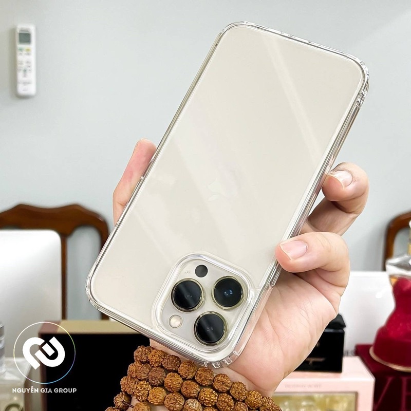 Ốp chống sốc siu mỏng Rock trong suốt iPhone 14 pro max iP 14 plus 13 Pro Max 12 Pro max  IP 12 Mini Nguyễn Gia group