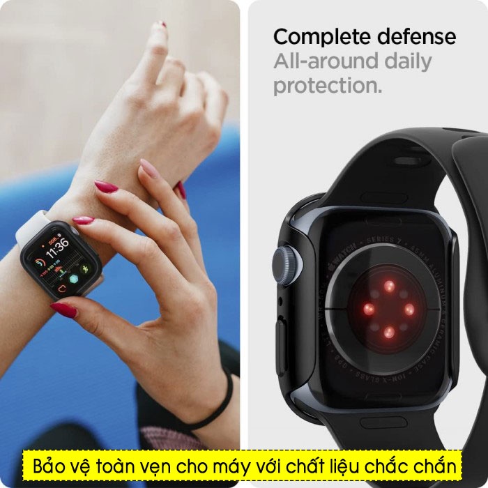 Ốp Apple Watch Series 7/8 - 45mm Spigen Thin Fit