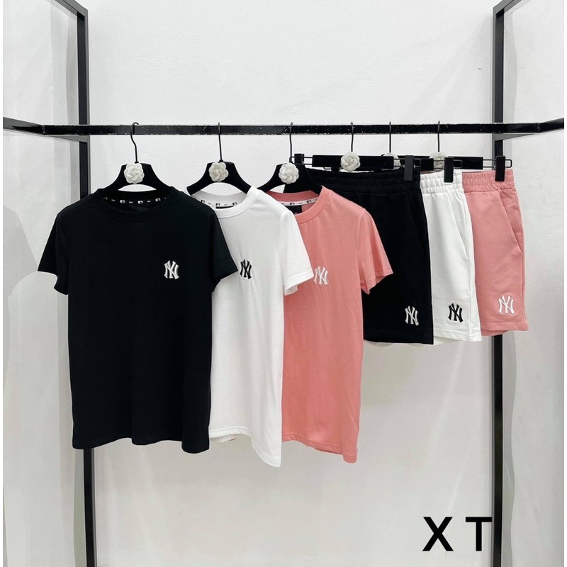 BỘ ĐÙI THÊU NỜ Y TRƠN 3 MÀU ĐEN TRẮNG HỔNG CHO NỮ