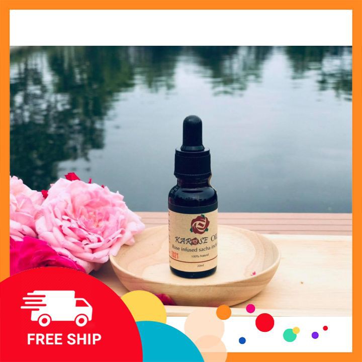 Dầu dưỡng da hoa hồng KAROSE OIL💟 giúp da sáng, khoẻ, tăng độ đàn hồi và chậm lão hoá, chống nẻ phù hợp cho cả da dầu