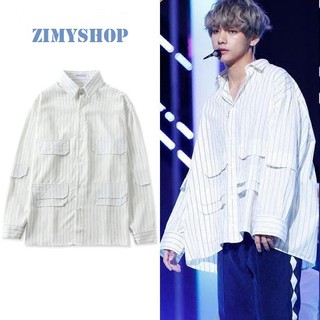 [BTS] ÁO SƠ MI KẺ TAEHYUNG V BTS