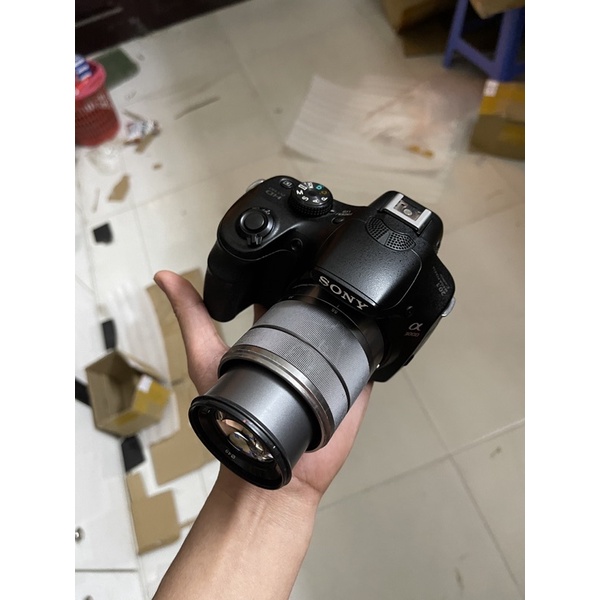 máy ảnh sony A3000 kèm ống kính 18-55 màu đen, 90%