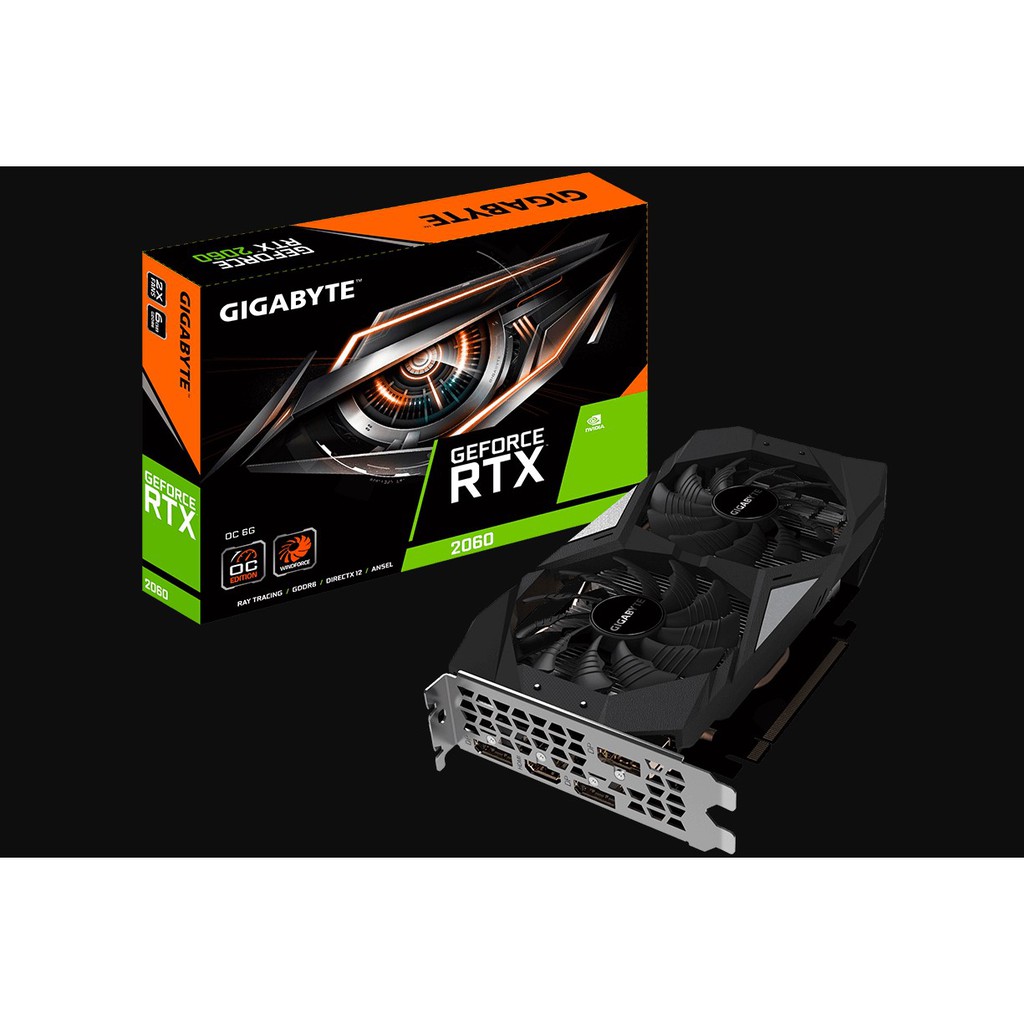 VGA Gigabyte GeForce RTX 2060 OC 6G (GV-N2060OC-6GD) | BigBuy360 - bigbuy360.vn