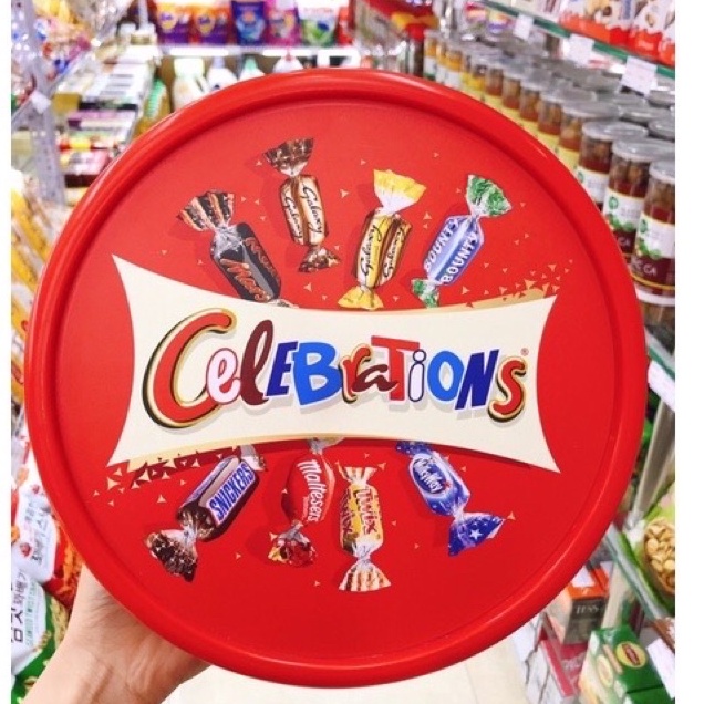 KẸO SOCOLA CELEBRATION MIX VỊ TỔNG HỢP SIÊU NGON - 186g, 269g, 650g