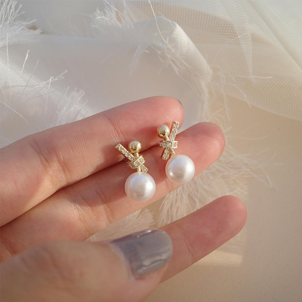 Bông Tai Thời Trang Kiểu Hàn Quốc Ngọt Ngào Cho Nữ