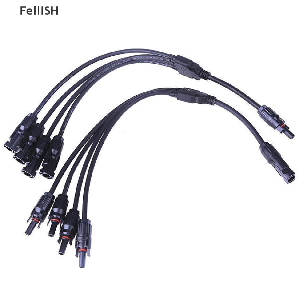 Bộ 2 Đầu Nối Dây Cáp Tấm Pin Năng Lượng Mặt Trời Kiểu Chữ Y Từ 1 Sang 4 NEW 439br MC4
