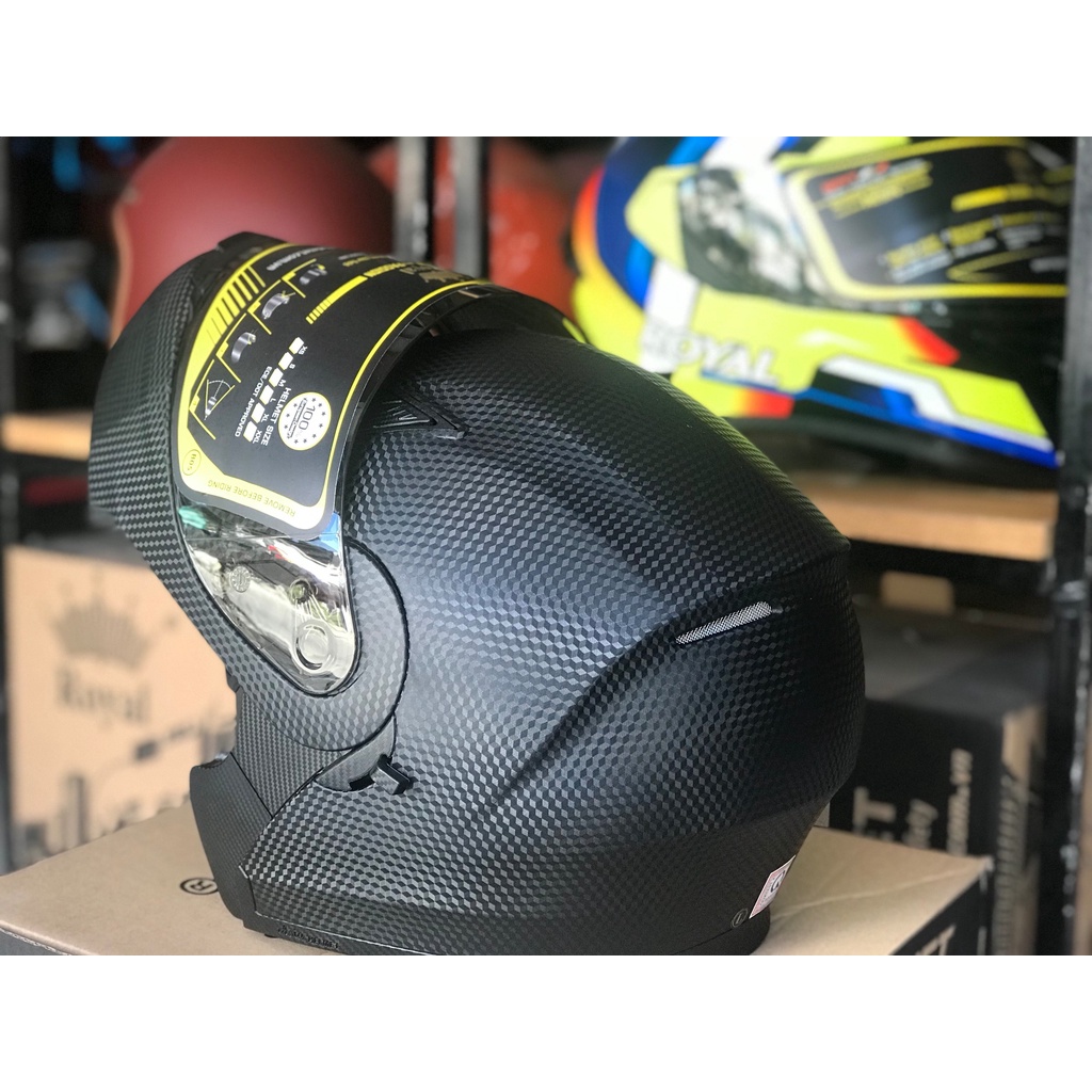 Mũ bảo hiểm Fullface lật hàm Royal M179 - M136 chính hãng bảo hành 12 tháng