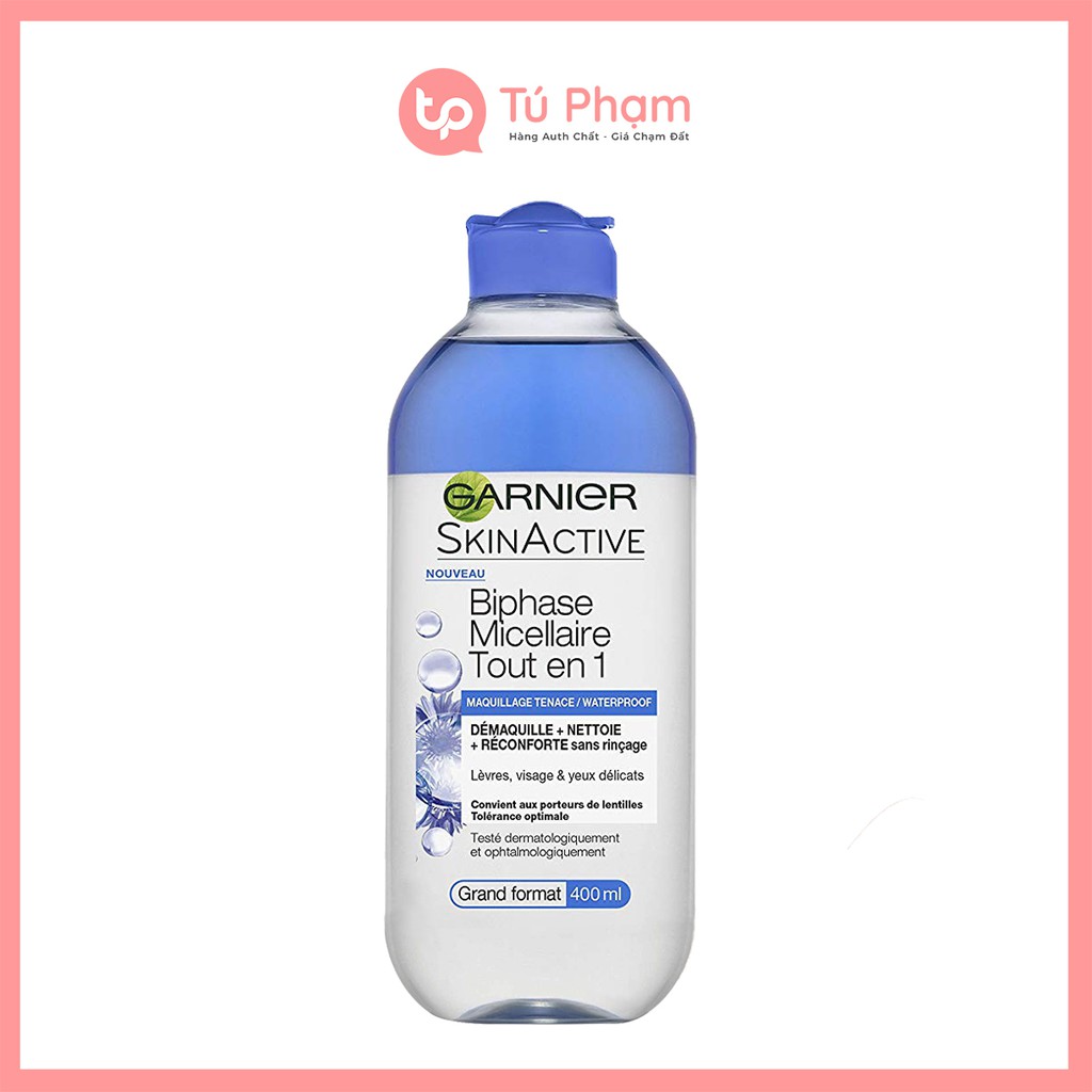 Nước Tẩy Trang Garnier Skin Active 400ml Pháp