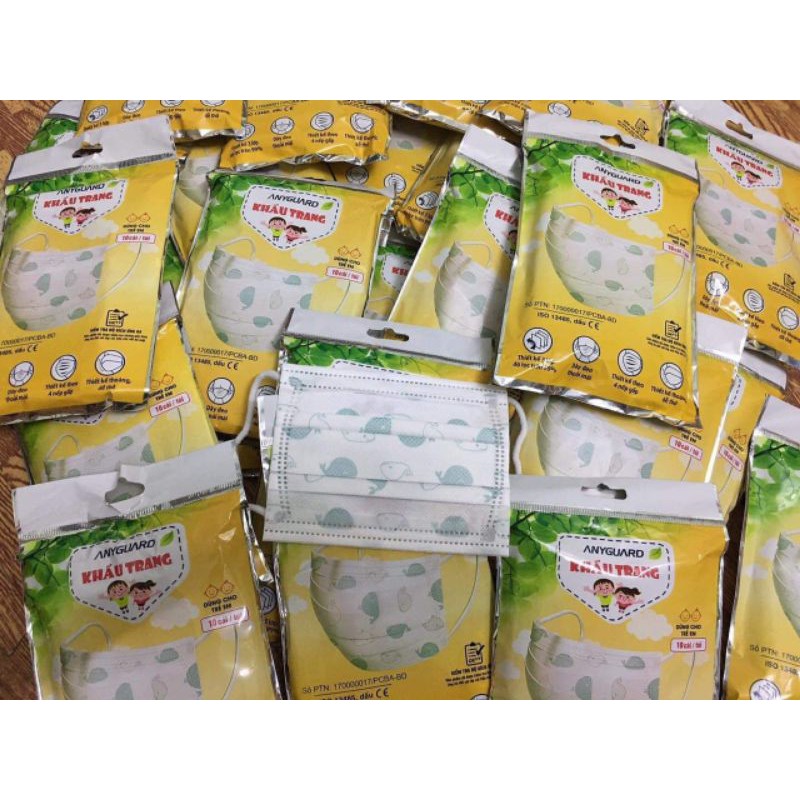 5 Gói Khẩu trang Anyguard cho bé - 베이비 마스크 x5 Packs | BigBuy360 - bigbuy360.vn
