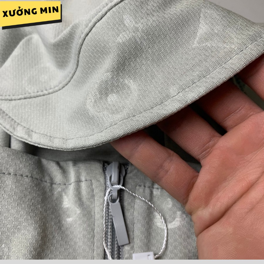 Áo chống nắng họa tiết LV 3D kéo cao thay khẩu trang Xưởng Min - M23 | BigBuy360 - bigbuy360.vn