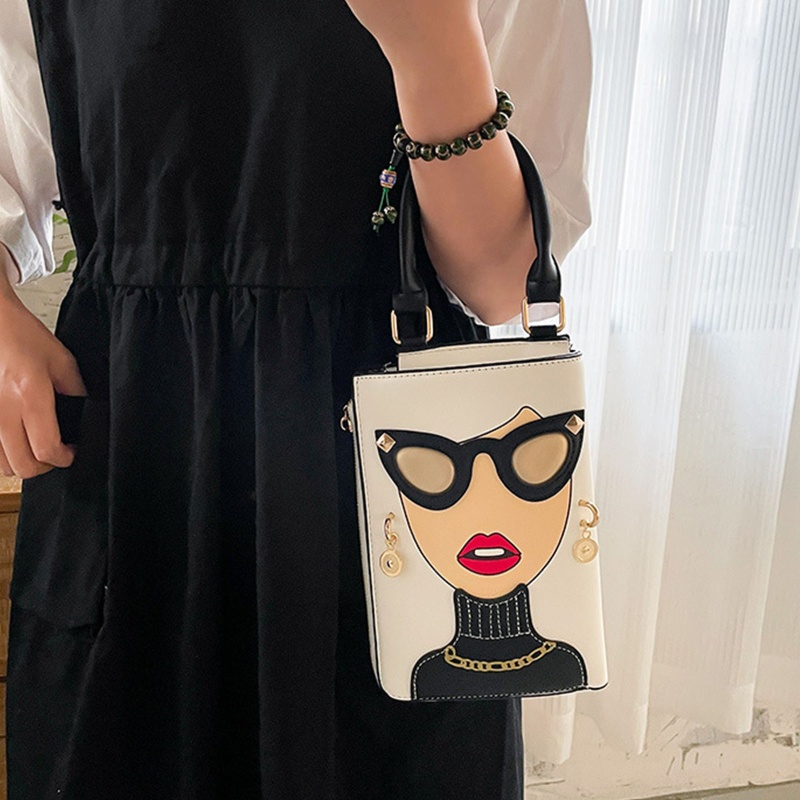 Túi Xách Da PU Đeo Chéo Thời Trang Cho Nữ