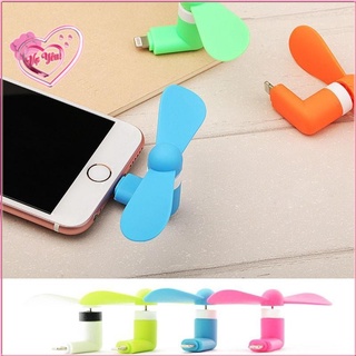 Quạt mini 2 cánh gắn điện thoại iphone và android