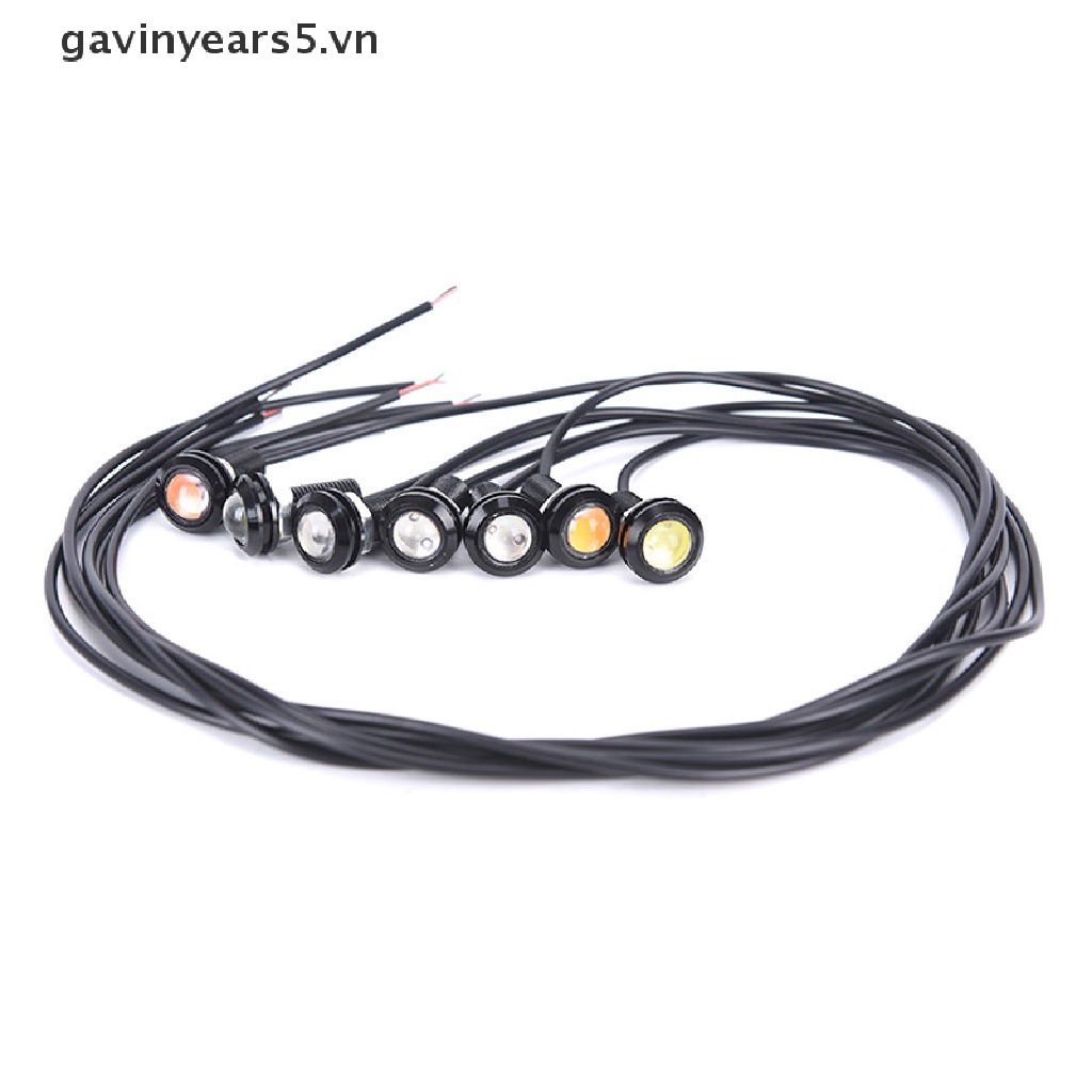 Bóng đèn mắt đại bàng LED đỏ 9W 12V 18MM sương mù DRL báo hiệu lùi ô tô