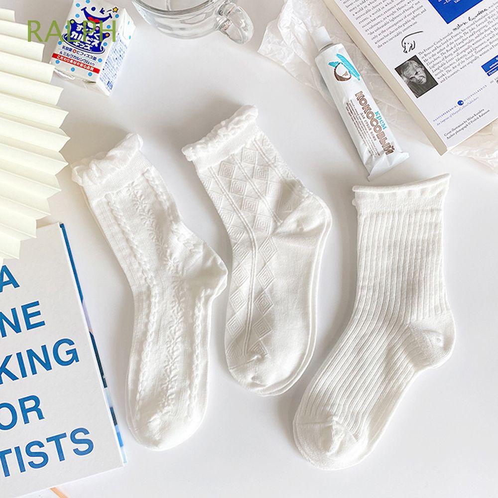 Vớ Cotton Họa Tiết Sọc Ngang Phong Cách Đáng Yêu Dành Cho Nữ