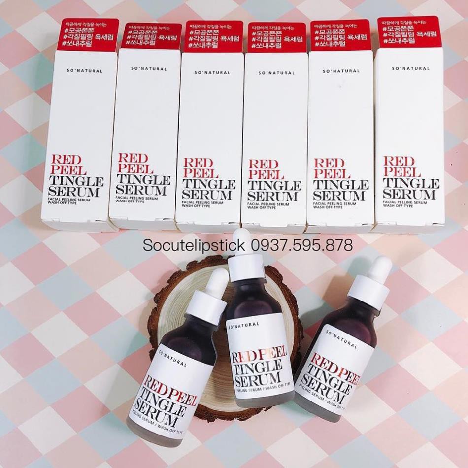 Serum Tẩy Tế Bào Chết Red Peel Tingle Minisize 5ml - 10ml - 20ml - Fullsize 35ml