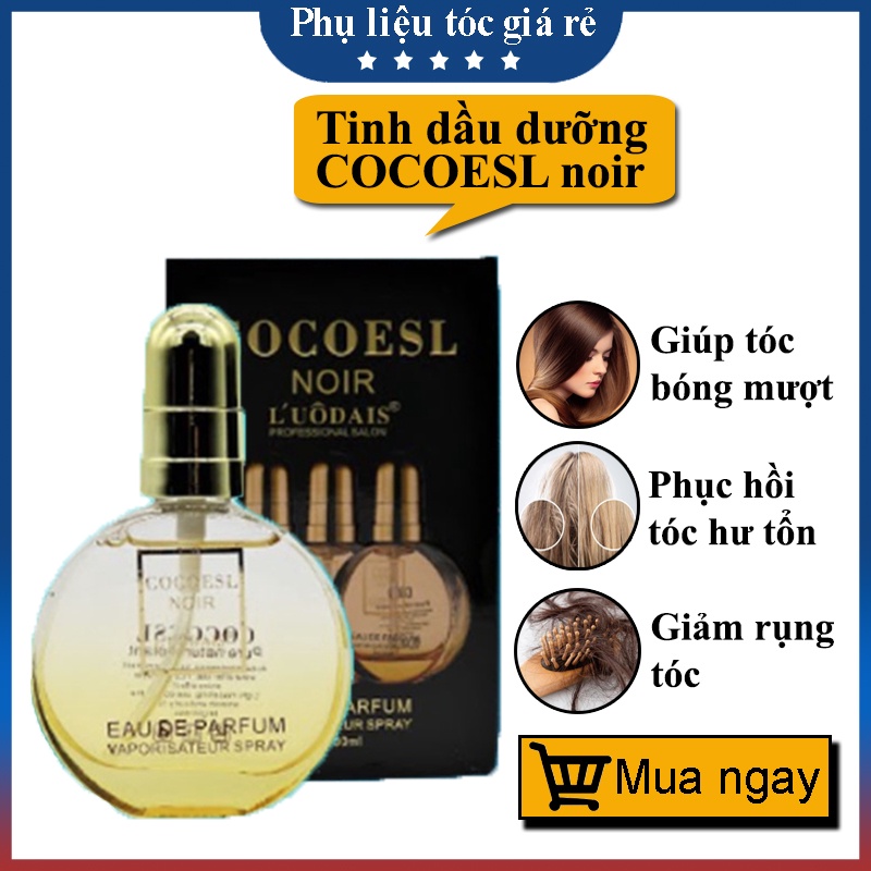 Tinh dầu dưỡng tóc cao cấp COCOESL Noir 80ml - Phục hồi tóc hư tổn và chẻ ngọn hương nước hoa CÓ TEM LOẠI 1 CT46