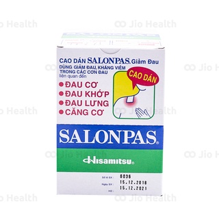 Salonpas ( Cao dán Salonpas )- hộp 10/ 20 /40 miếng