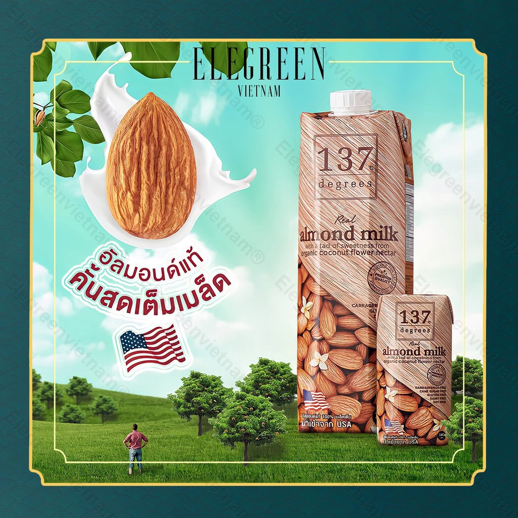 Sữa hạt không đường , Sữa hạt dinh dưỡng 137 DEGREES